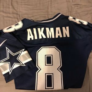 pink troy aikman jersey